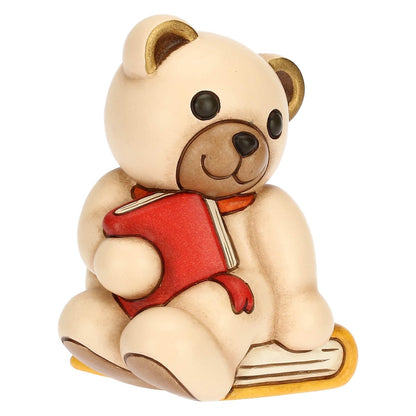 Thun - Teddy con libro in ceramica | Rohome - Rohome