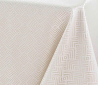 Tovaglia rettangolare jacquard azuline naturale | Rohome - Rohome