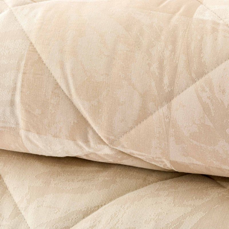 Trapunta Jacquard matrimoniale Brando Beige | Rohome - Rohome