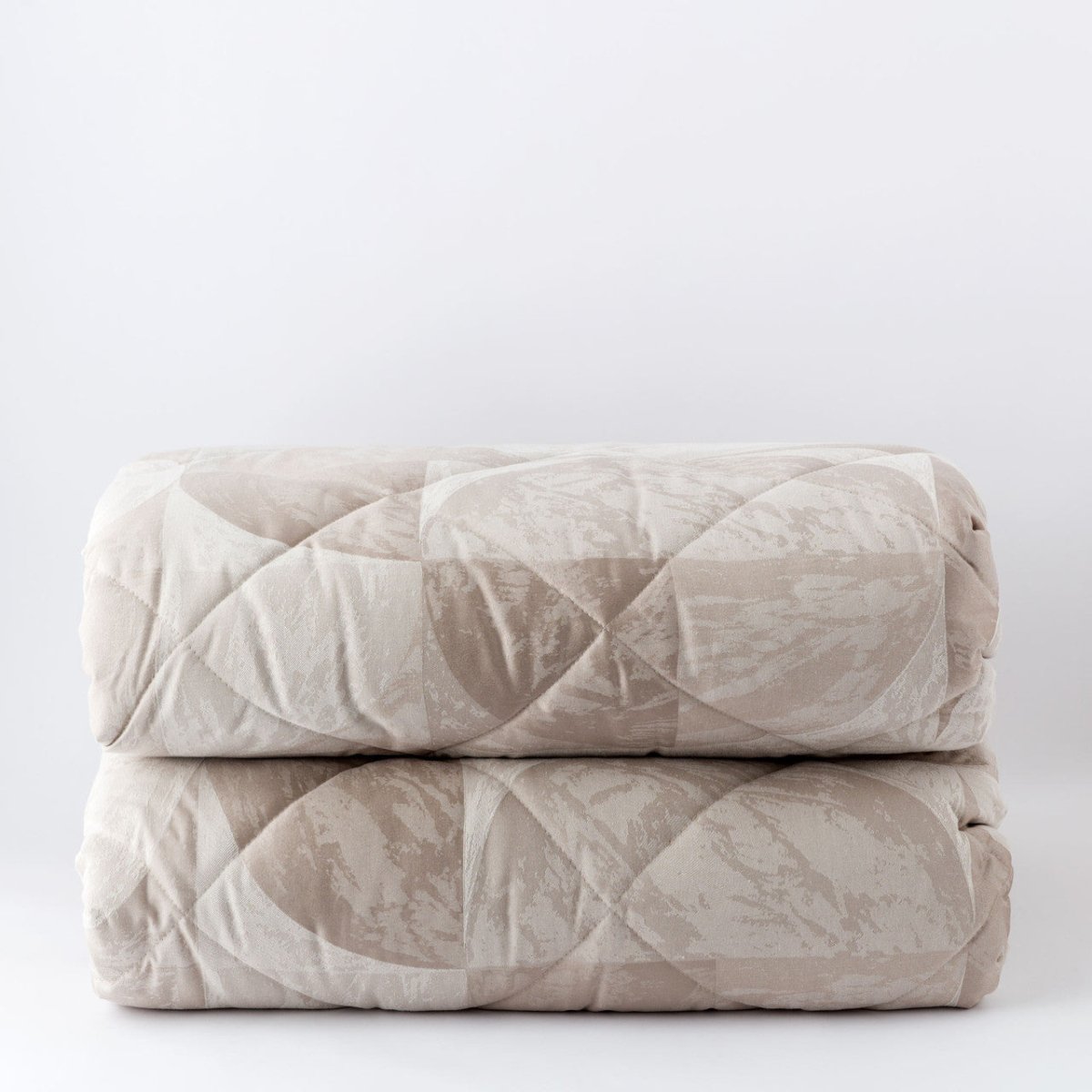 Trapunta Jacquard matrimoniale Brando grigio | Rohome - Rohome