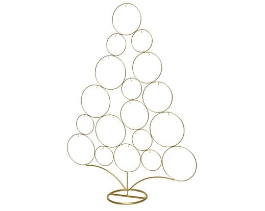 Albero di natale in ferro circle oro | rohome - Rohome