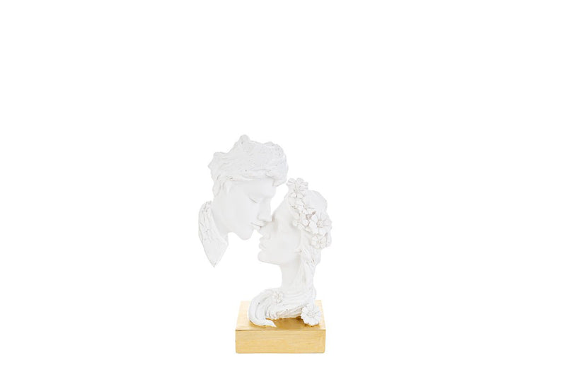 Bomboniera statuina coppia bacio h12 | rohome - Rohome