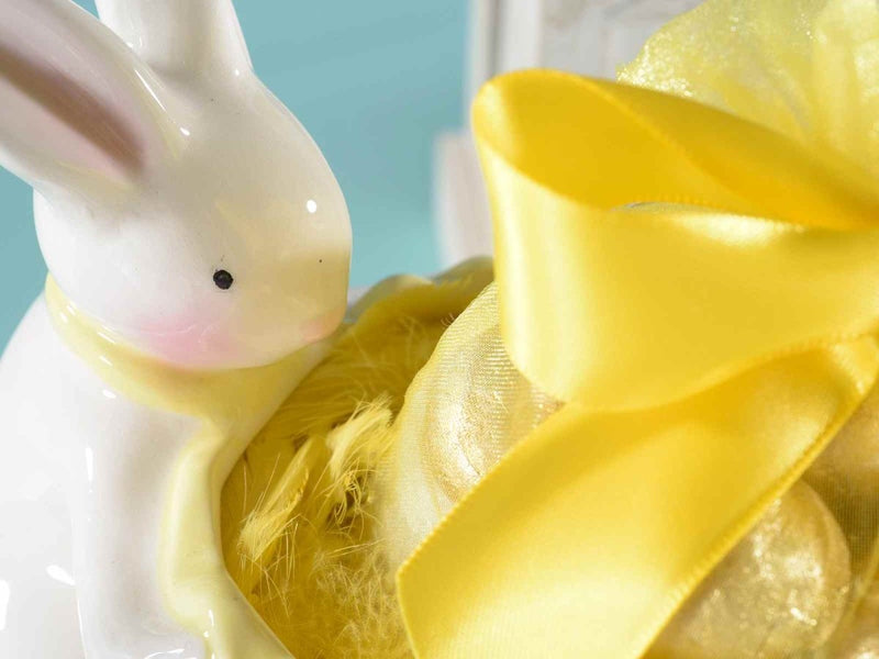 Contenitore in ceramica con coniglio pasqua | rohome - Rohome