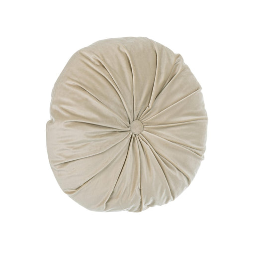 Cuscino emira tondo beige d40 | rohome - Rohome