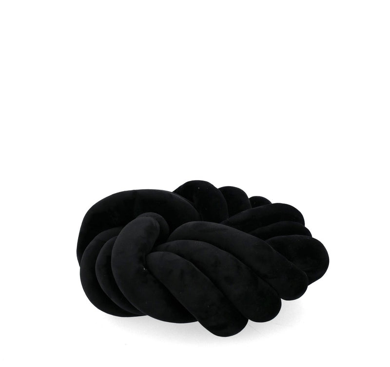 Cuscino entwine d38 nero | rohome - Rohome