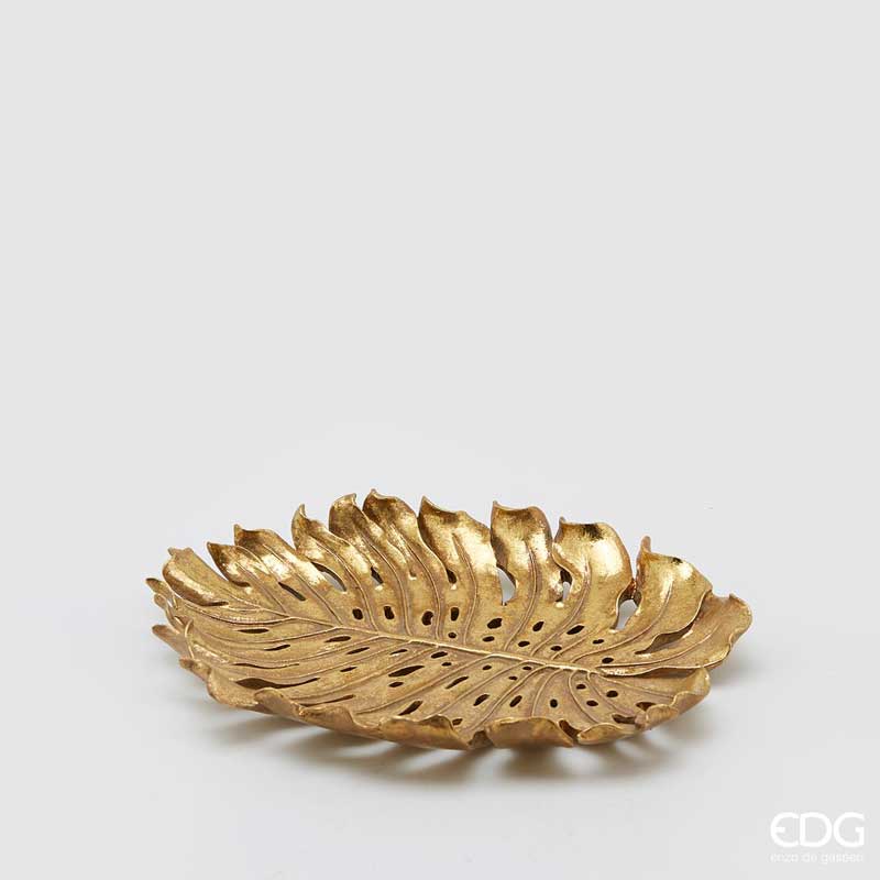 Edg- piatto monstera gold | rohome - Rohome