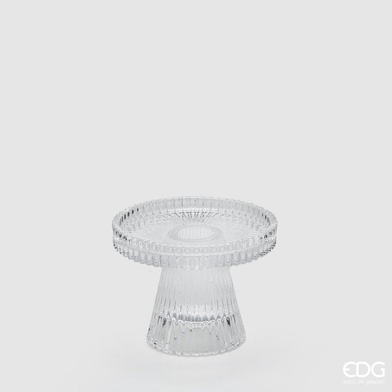 Edg - portacandela cono con righe small | rohome - Rohome