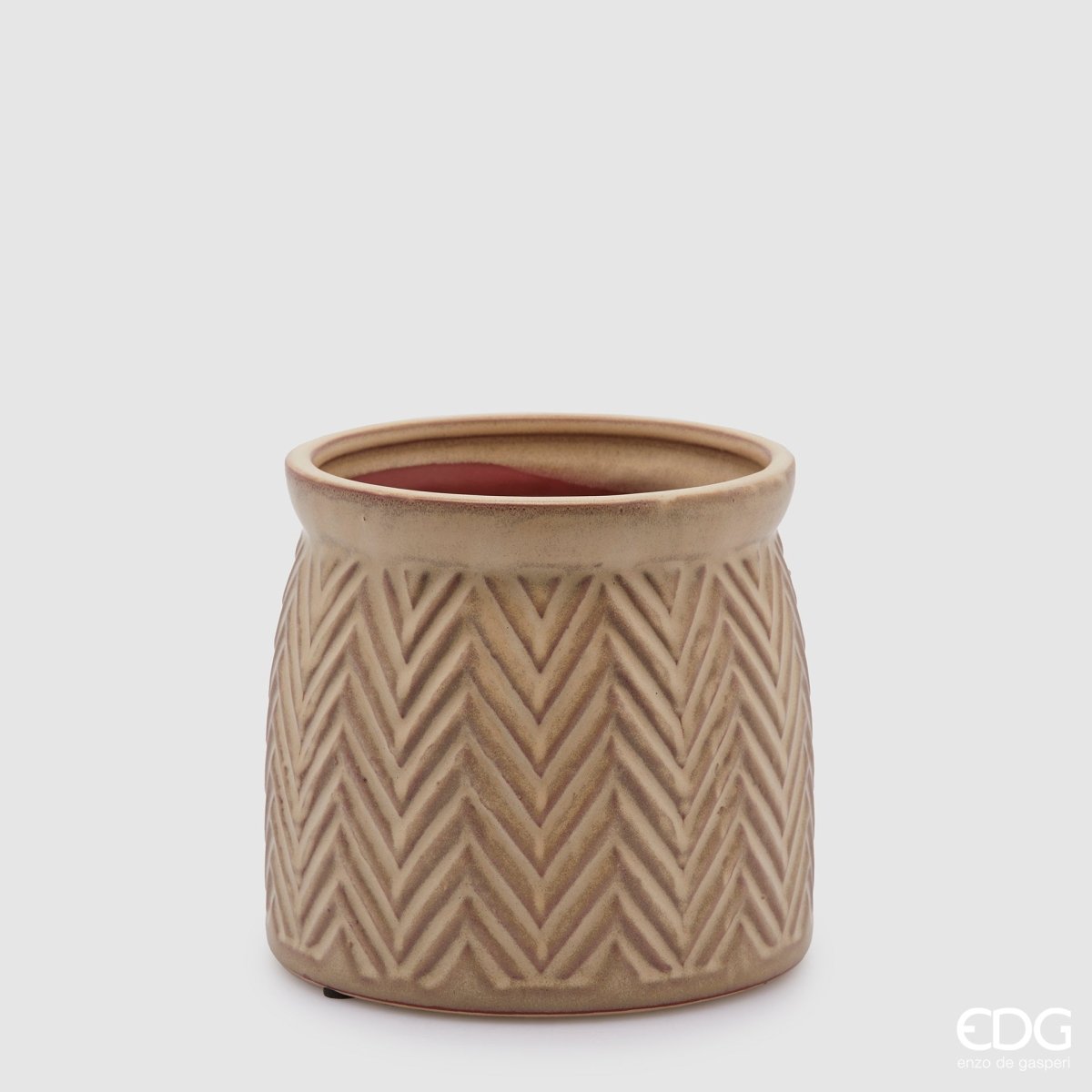 Edg - vaso cachepot spiga avorio h165 | rohome - Rohome