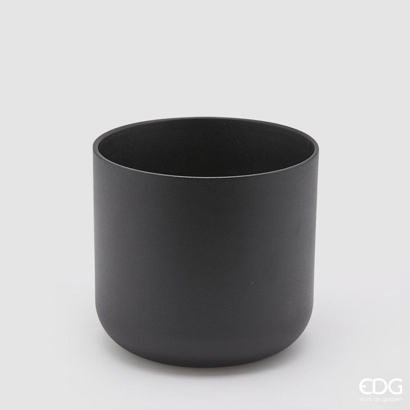 Edg - vaso ceramica classic black h15 | rohome - Rohome