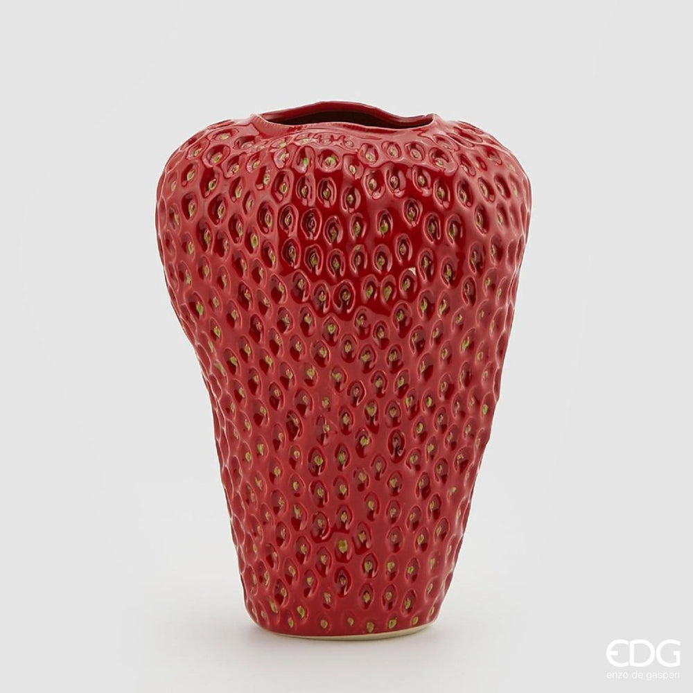 Edg - vaso fragola edg rosa h26 | rohome