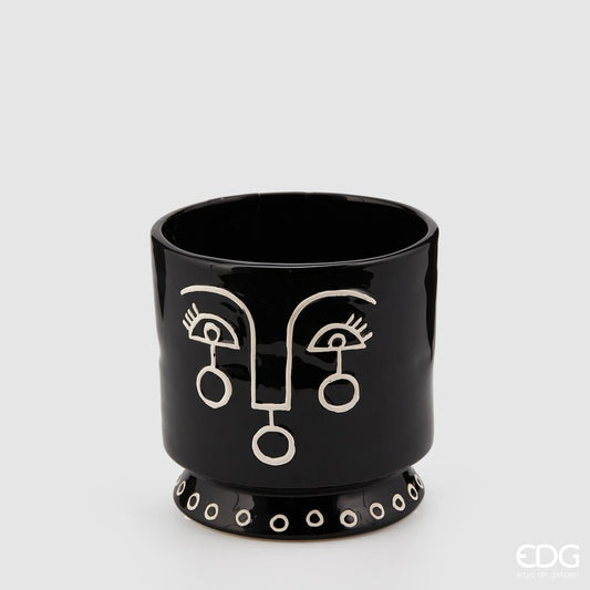 Edg - vaso faccia tears black | rohome - Rohome