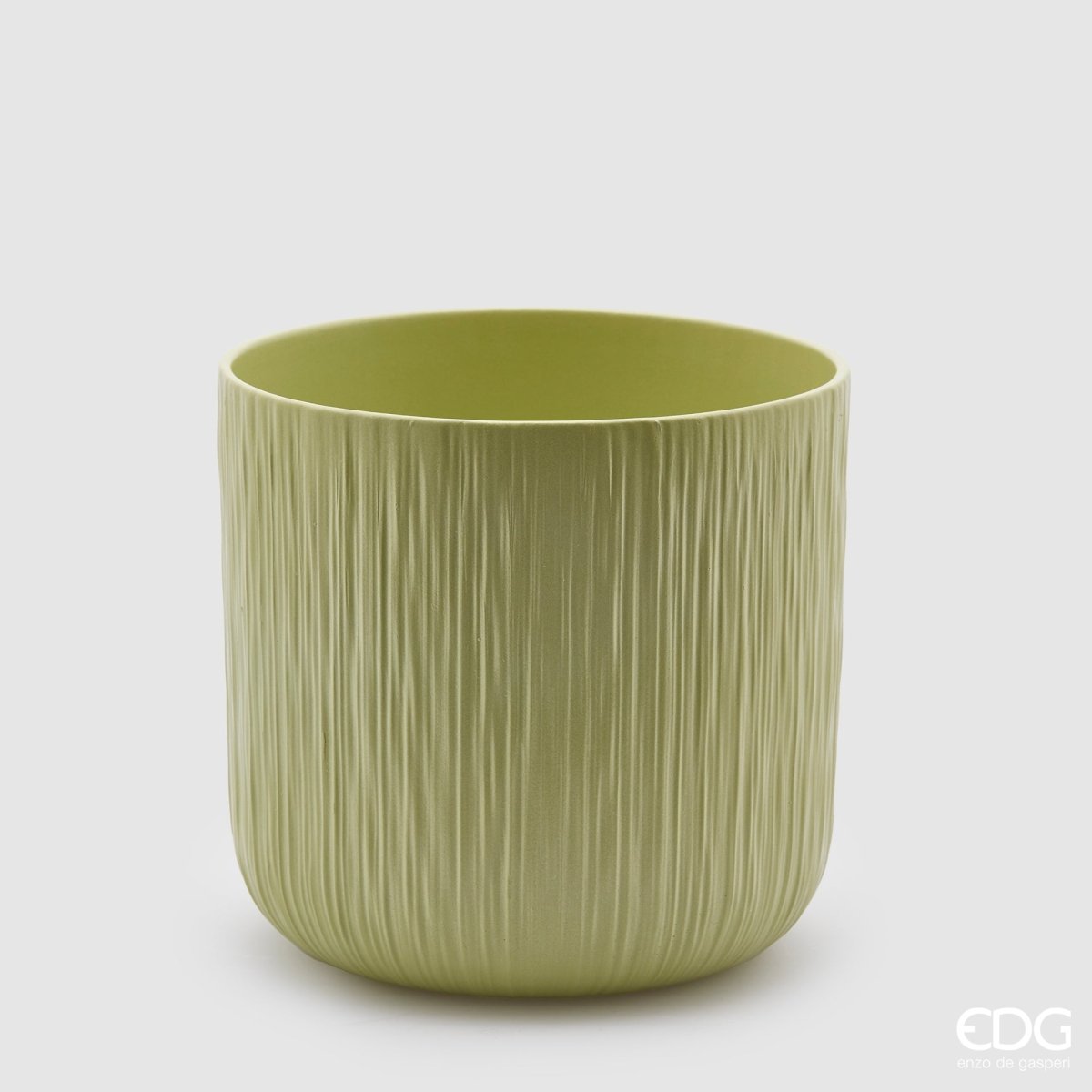 Vaso a Rombi in Ceramica Oro (2 misure), by EDG - Arredo per la casa