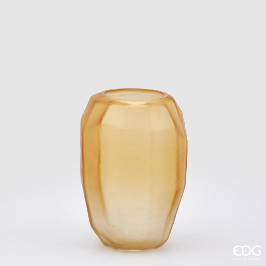 Edg - vaso poliedro alto ambra | rohome - Rohome