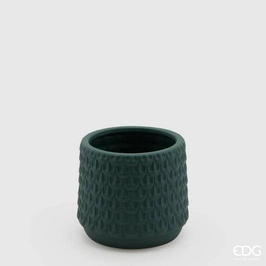 Edg - vaso squame h17 verde | rohome - Rohome