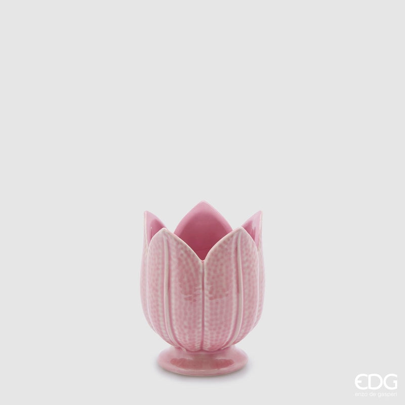 Edg - vaso tulipano h13 rosa | rohome - Rohome