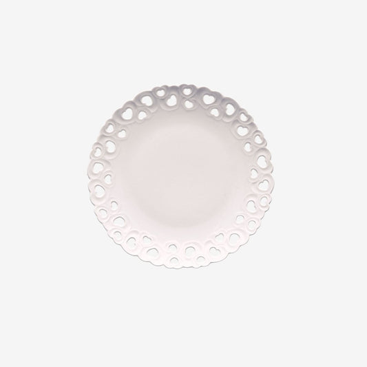 La porcellana bianca - piatto traforato | rohome - Rohome