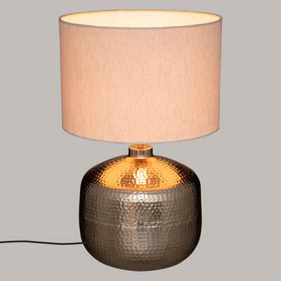 Lampada da tavolo oro martellato | rohome - Rohome