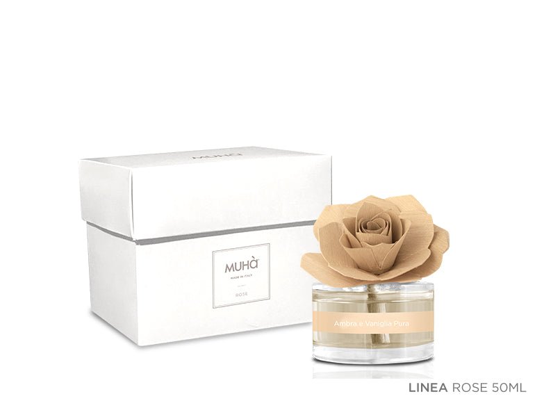 MuhÀ-profumatore amb.rosa 50ml vaniglia e ambra | rohome - Rohome