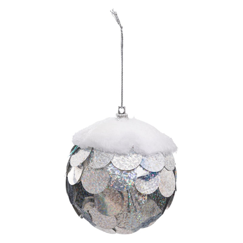 Palla di natale argento | rohome - Rohome