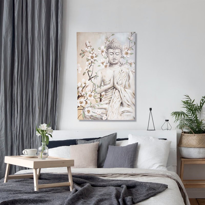 Quadro buddha fiori | rohome - Rohome