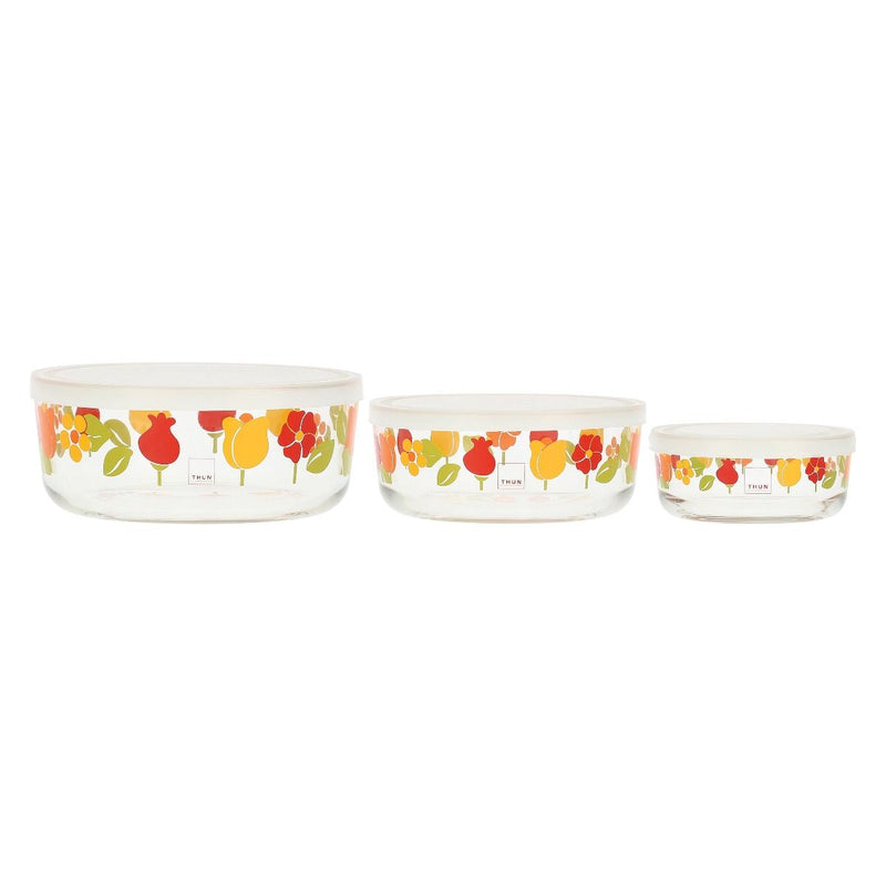 Thun- set 3 contenitori ermetici happy country | rohome - Rohome