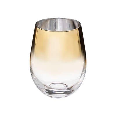 Set 6 bicchieri acqua oro | rohome - Rohome