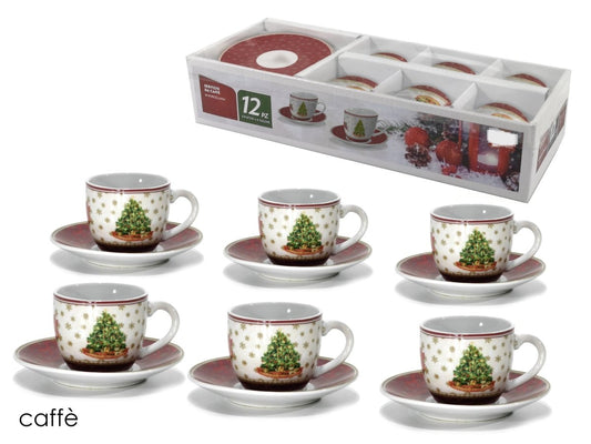 Set 6 tazzine caffe' natalizie | rohome - Rohome