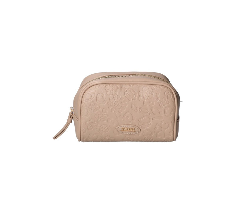 Thun - borsa bustina in ecopelle beige grande | rohome - Rohome