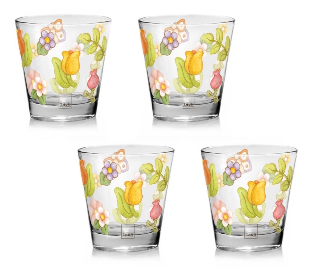 Thun - set 4 bicchieri happy country | rohome - Rohome