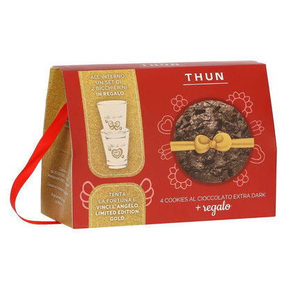 Thun - set 4 cookies gianduia + 2 bicchierini | rohome - Rohome