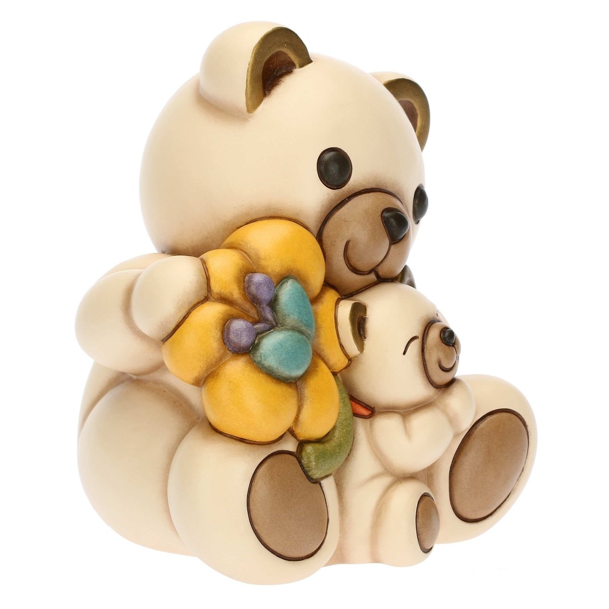 Teddy Primavera con cucciolo in ceramica - Thun
