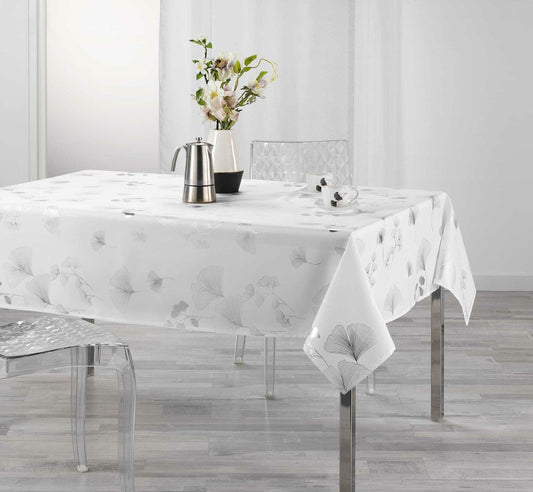 Tovaglia rettangolare 150x300 bloomy argento | rohome - Rohome