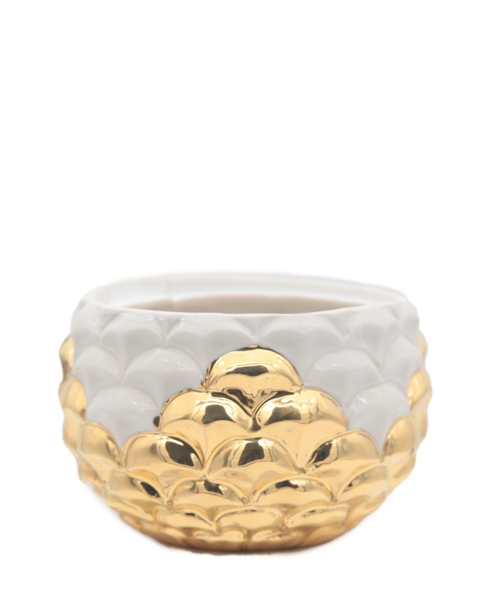 PORTA VASO PIUME ORO - Pignataro Shop